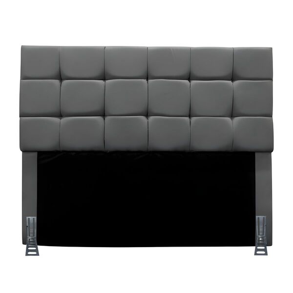 Cabeceira Solteiro 90 Cm Estofada Mali Em Suede Com Frame Cin