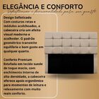 Cabeceira Solteiro 90 Cm Estofada Mali Em Suede Com Frame Pre