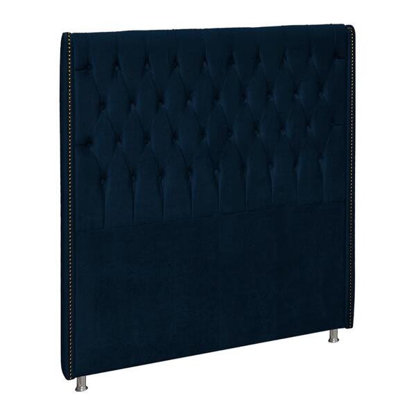 Cabeceira Solteiro 90 Cm Firezz Veludo Peer