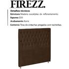 Cabeceira Solteiro 90 Cm Firezz Veludo Peer