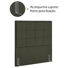 Cabeceira Solteiro 90 Cm Lhots Linho Peer
