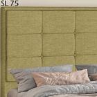 Cabeceira Solteiro 90 Cm Lhots Linho Peer