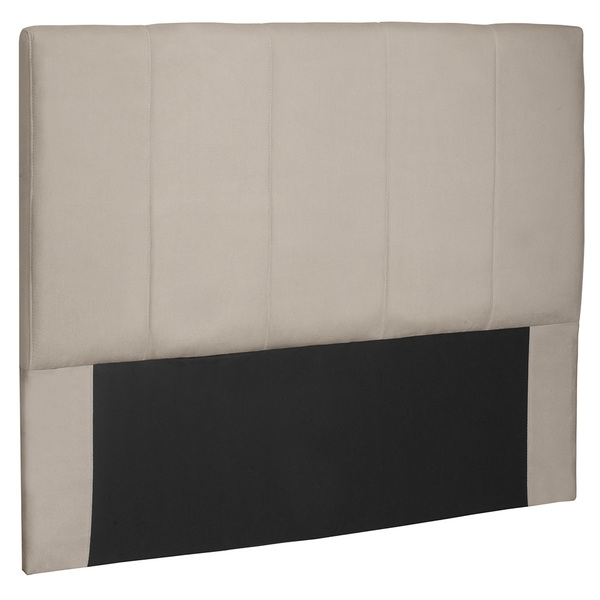 Cabeceira Solteiro 90 Cm Londres Suede Bege - Nexta Casa