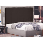 Cabeceira Solteiro 90 Cm Londres Veludo Marrom - Nexta Casa