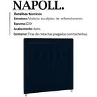 Cabeceira Solteiro 90 Cm Napoll Veludo Peer