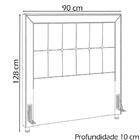 Cabeceira Solteiro 90 Cm Napoll Veludo Peer