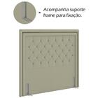 Cabeceira Solteiro 90 Cm Padov Veludo Peer