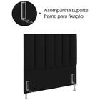 Cabeceira Solteiro 90 Cm Sevill Veludo Peer