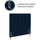 Cabeceira Solteiro 90 Cm Sevill Veludo Peer