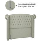 Cabeceira Solteiro 90 Cm Valenn Linho Peer