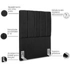 Cabeceira Solteiro 90cm Allia Linho Rm