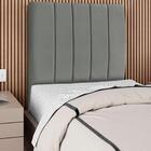 Cabeceira Solteiro 90cm Allia Suede Rm