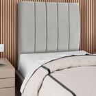 Cabeceira Solteiro 90cm Allia Suede Rm