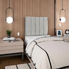 Cabeceira Solteiro 90cm Allia Suede Rm