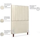 Cabeceira Solteiro 90cm Arlla Corano Rm