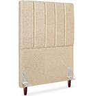 Cabeceira Solteiro 90cm Arlla Linho Rm