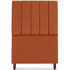 Cabeceira Solteiro 90cm Arlla Suede Rm