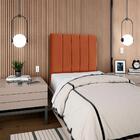 Cabeceira Solteiro 90cm Arlla Suede Rm