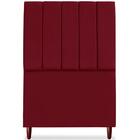 Cabeceira Solteiro 90cm Arlla Suede Rm