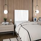 Cabeceira Solteiro 90cm Bell Suede Rm