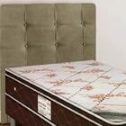 Cabeceira Solteiro 90cm Daiana Suede Taupe Id Milani Store