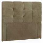 Cabeceira Solteiro 90cm Daiana Suede Taupe Id Milani Store
