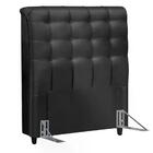 Cabeceira Solteiro 90cm Damares Corano Preto Id Milani Store