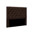 Cabeceira Solteiro 90cm Em Suede Tania  Caramelo