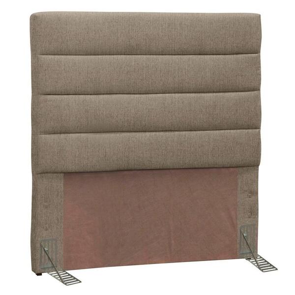 Cabeceira Solteiro 90cm Greta Linho Areia - D'monegatto