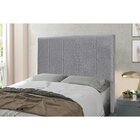 Cabeceira Solteiro 90cm Linho Ravenna Cinza