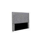 Cabeceira Solteiro 90cm Linho Ravenna Cinza