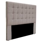 Cabeceira Solteiro 90cm Linho Rústico Verona  Areia