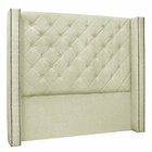 Cabeceira Solteiro 90cm Linho Rústico Vicenza  Natural