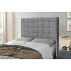 Cabeceira Solteiro 90cm Linho Verona Cinza