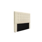 Cabeceira Solteiro 90cm Linho Verona Pérola