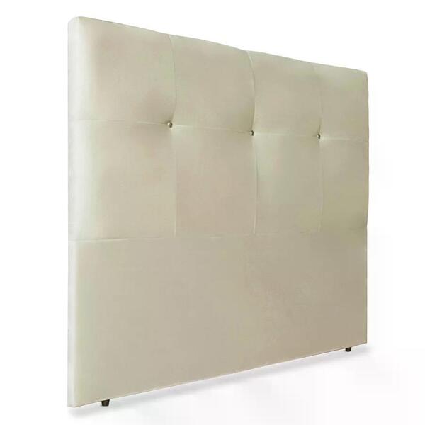 Cabeceira Solteiro 90cm Sofia Suede Marfim Id Milani Store
