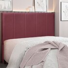 Cabeceira Solteiro 90cm Veludo Ravenna  Vinho