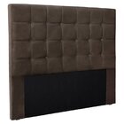 Cabeceira Solteiro 90cm Veludo Verona  Marrom