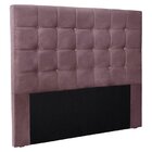 Cabeceira Solteiro 90cm Veludo Verona  Uva