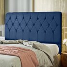 Cabeceira Solteiro 90cm X 122cm Málaga Azul