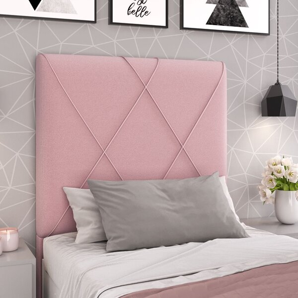 Cabeceira Solteiro 90cm X 125cm Bud Turkey Rose