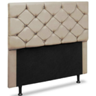 Cabeceira Solteiro Alemanha 90 Cm Suede Marfim - D A Decor