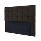 Cabeceira Solteiro Ana Veludo Cacau 0,90m