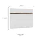 Cabeceira Solteiro Asimov Branca