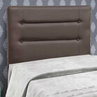 Cabeceira Solteiro Atenas 90cm Para Box 88cm Estofada Tecido