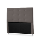 Cabeceira Solteiro Austria 0,88 Cinza