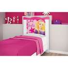 Cabeceira Solteiro Barbie - Estrela - Branco / Rosa