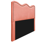 Cabeceira Solteiro Bari P02 90 Cm Para Cama Box Suede - Amare