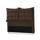 Cabeceira Solteiro Belgica 0,88 Marrom