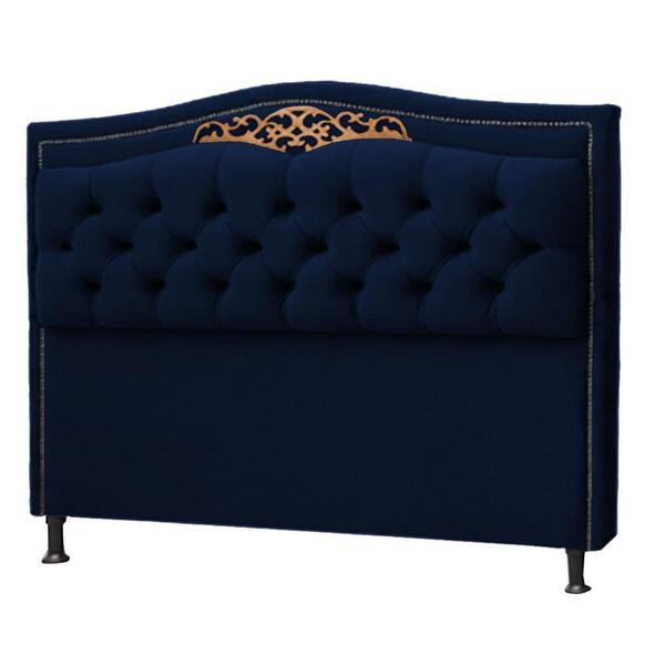 Cabeceira Solteiro Belize Luxor Azul 0,90m